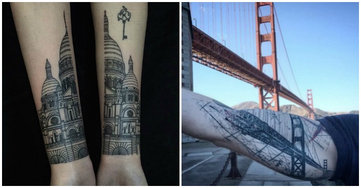 17 Beautiful Architecture Tattoos That Will Convince You To Get One Twblowmymind