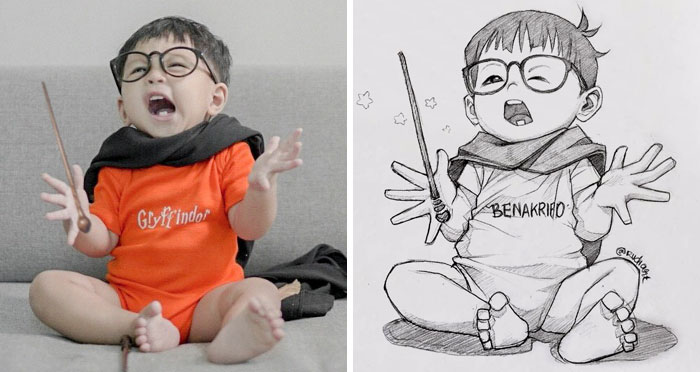 Indonesian Illustrator Sketches Real People As Cartoons And You Will Be